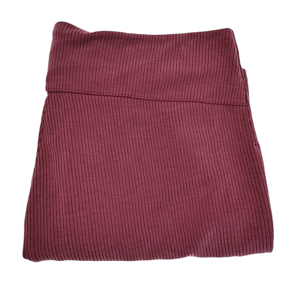 LULULEMON Women's 14‎ Garnet Ribbed Softstreme Flared High Rise Legging Pant